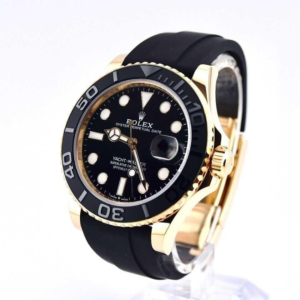 Alternative view of Rolex Yacht-Master 126658 ??Yellow Gold Black Dial?? High-End Clone Quality