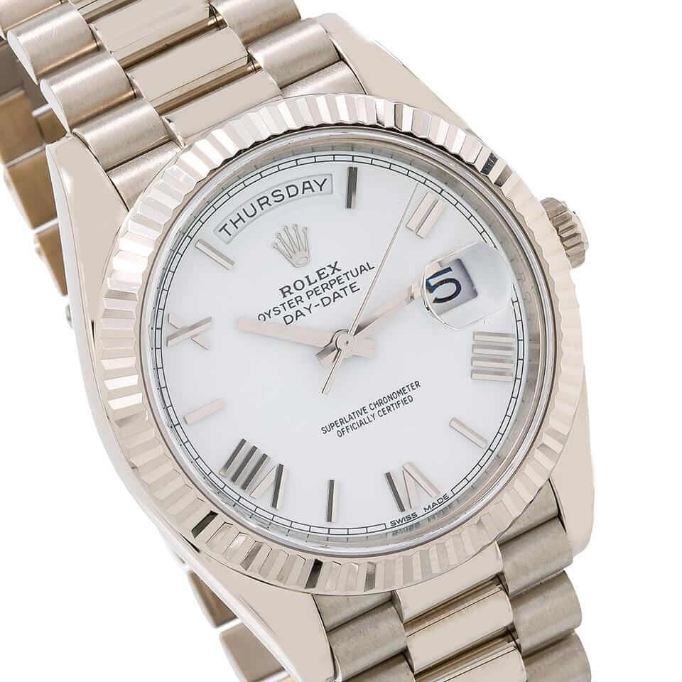 Alternative view of Rolex Day-Date 228235 ??Stripe Dial?? Exclusive Clone Edition