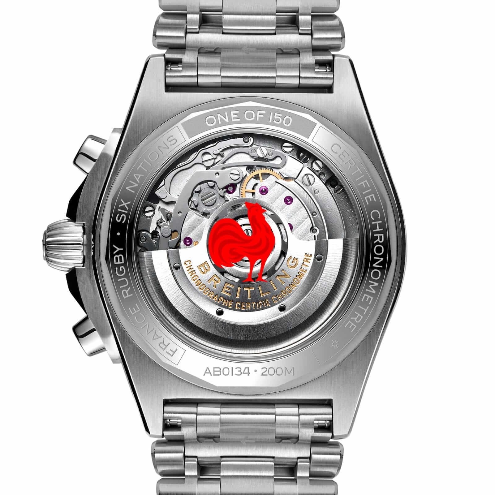 Breitling Chronomat B01 ??Six Nations France?? AB01442A1A1A1 Authentic Replica Edition - Image 4