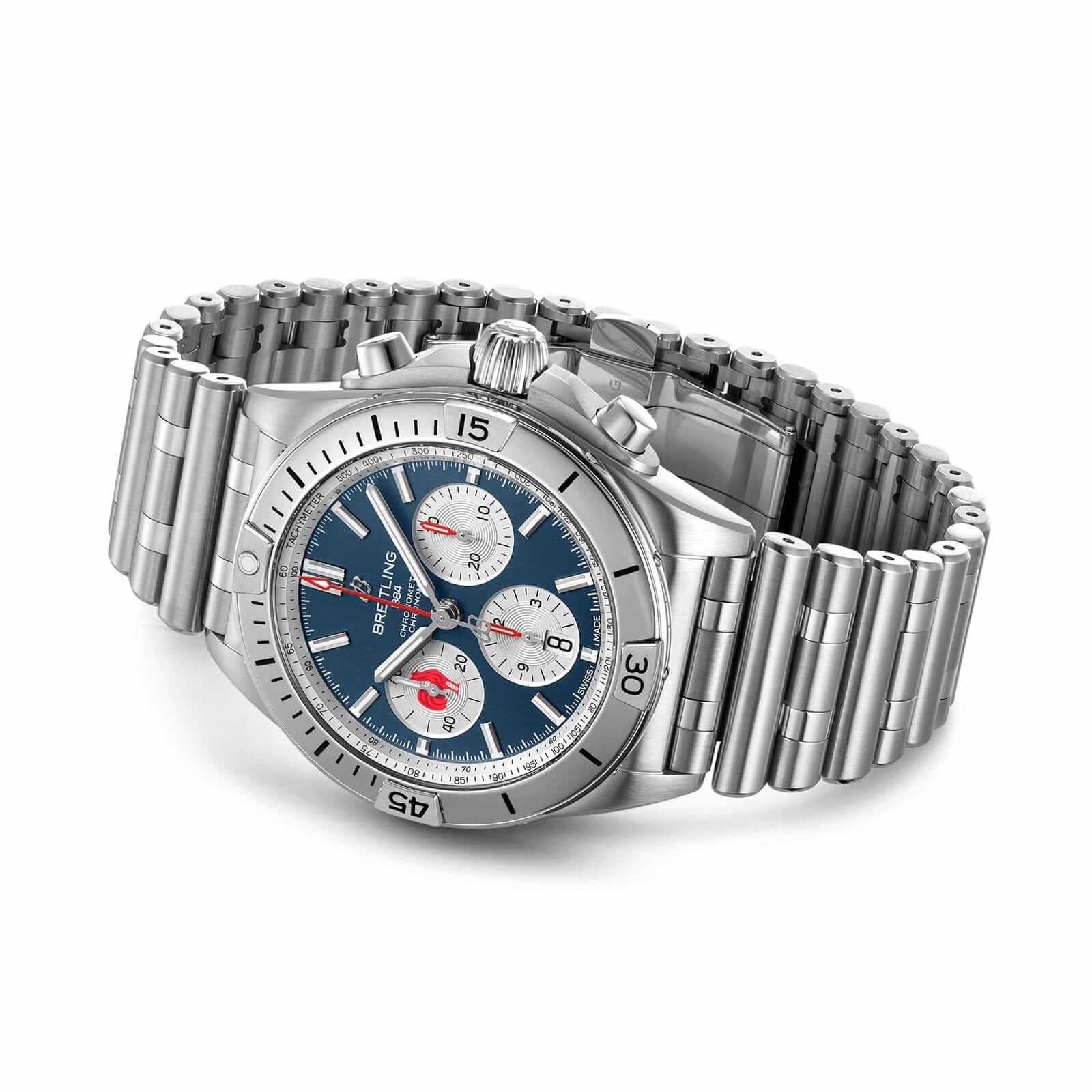 Breitling Chronomat B01 ??Six Nations France?? AB01442A1A1A1 Authentic Replica Edition - Image 3