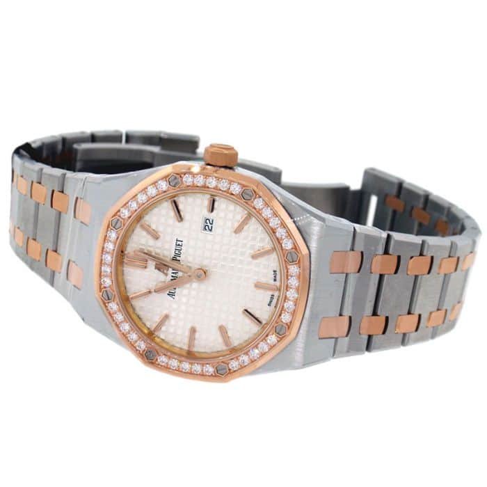 Audemars Piguet Royal Oak Ladies 67651SR.ZZ.1261SR.01 ??Diamond Bezel?? Super Clone Edition - Image 4
