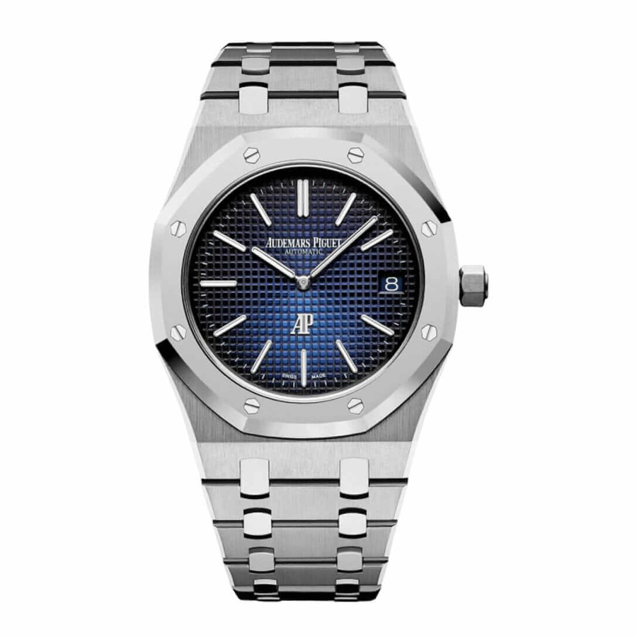 Audemars Piguet Royal Oak ??Jumbo?? Extra-Thin 16202ST ??Blue Dial?? Masterpiece Replica