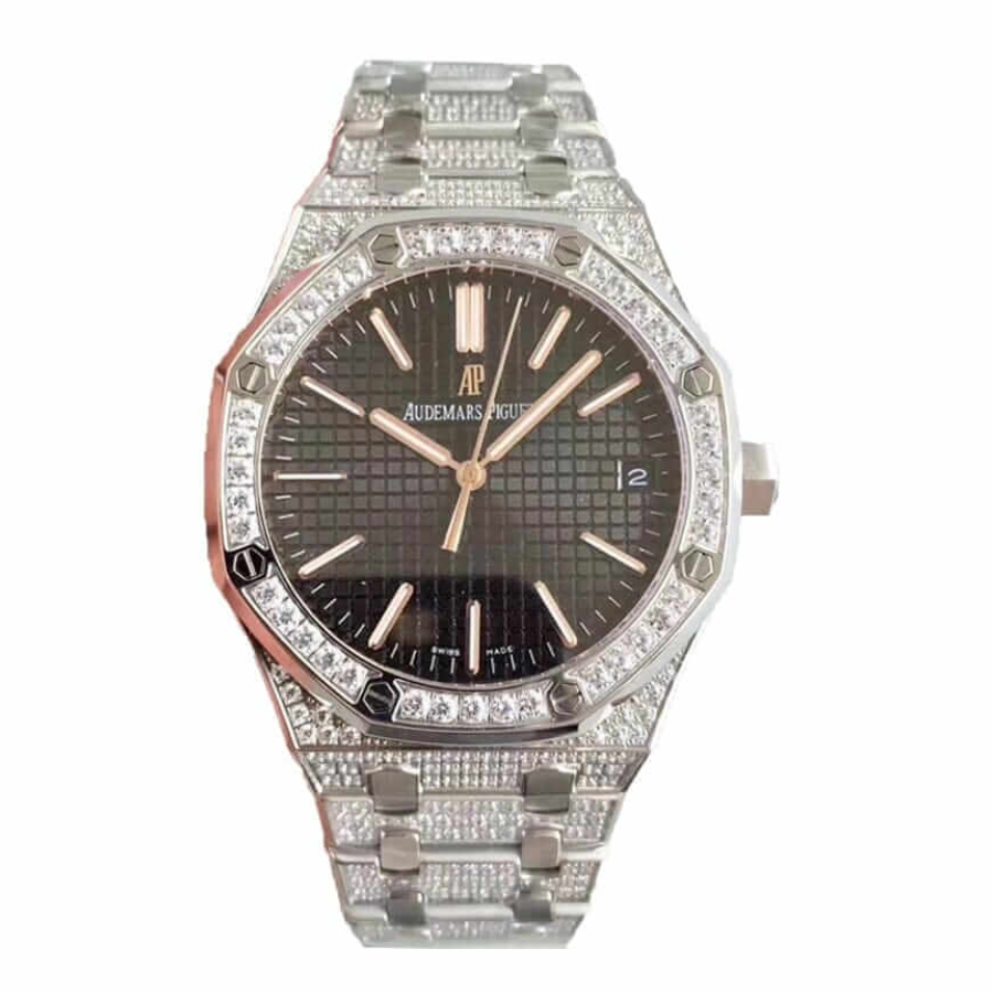Audemars Piguet Royal Oak ??Iced Out?? A110BL72 Ultimate Clone Quality