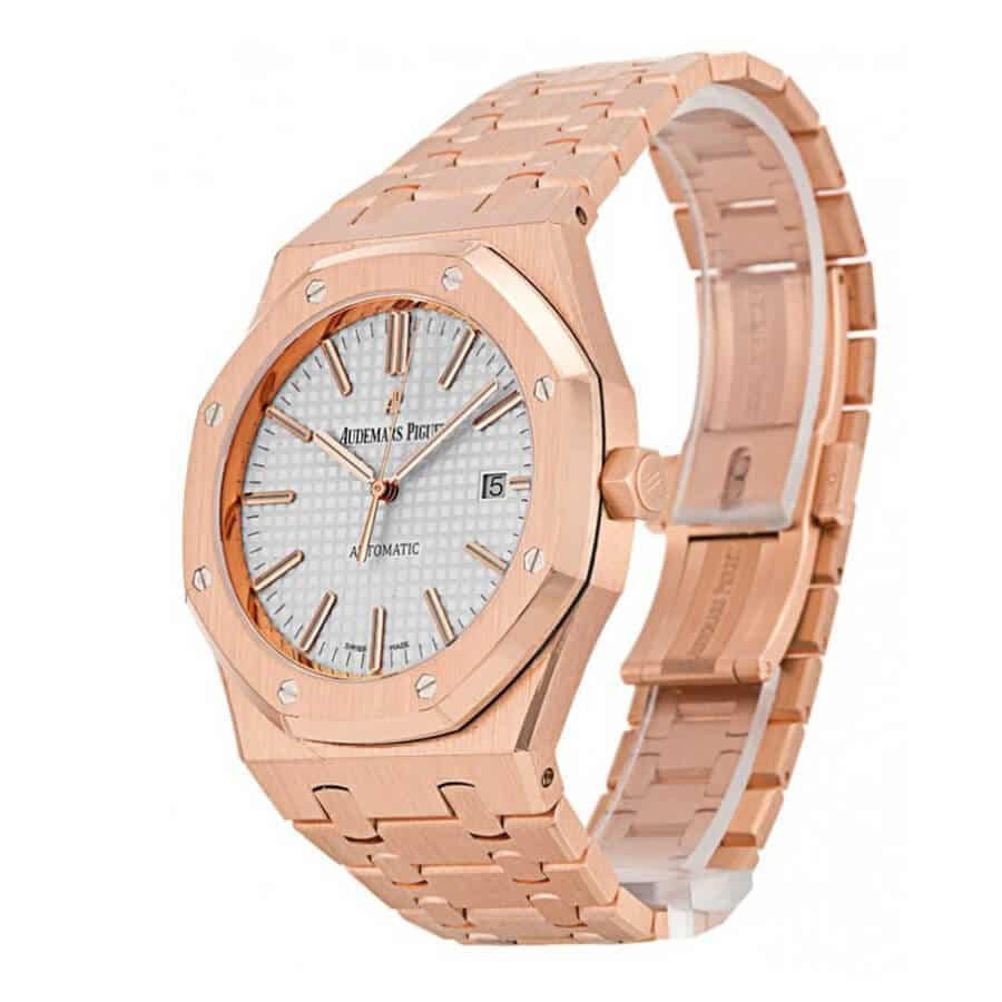 Alternative view of Audemars Piguet Royal Oak 15400OR.OO.1220OR.02 High-End Replica 1:1