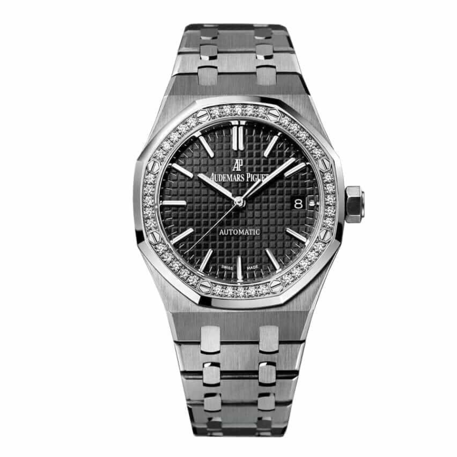 Audemars Piguet Royal Oak 15451ST ??Diamond Bezel Silver Dial?? Ultra Fine Replica