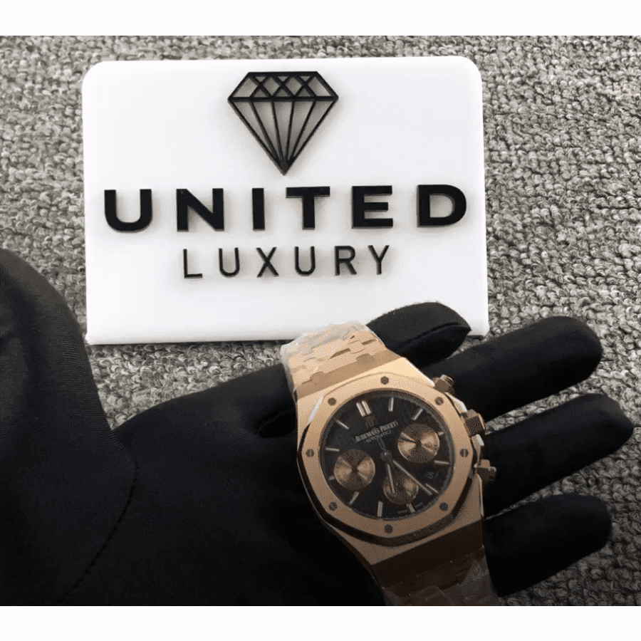 AP Royal Oak Chronograph 26331OR.OO.D821CR.01 ??Rose Gold?? High-End Replica 1:1 - Image 4