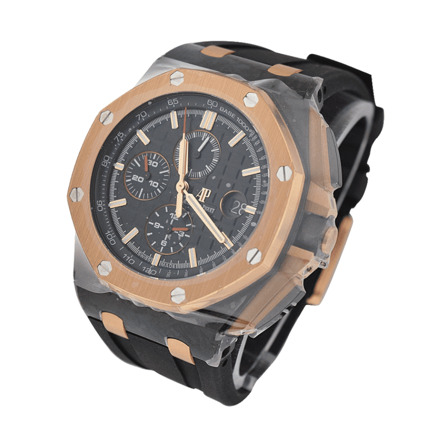 Alternative view of Audemars Piguet Royal Oak Offshore 26406FR.OO.A002CA.01 ??Queen Elizabeth?? Perfect Clone Quality
