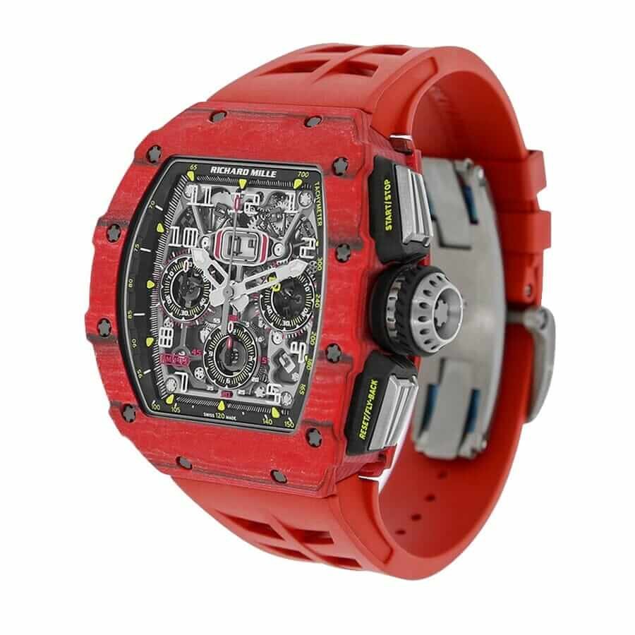 Alternative view of Richard Mille RM 11-03 ??Red Quartz TPT?? Authentic Clone 1:1