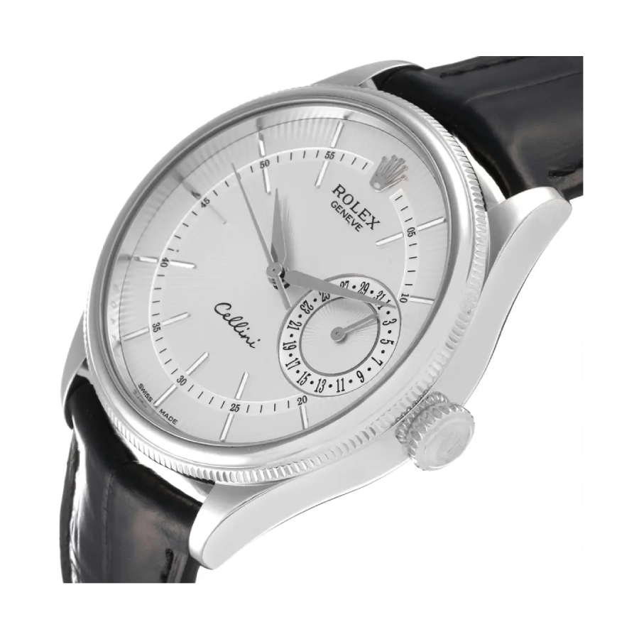 Alternative view of Rolex Cellini M50519 White Dial Ultimate Clone Quality