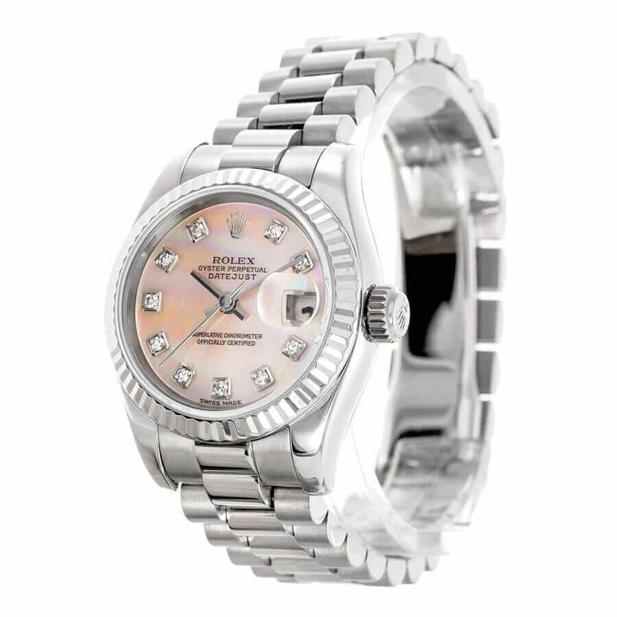 Alternative view of Rolex Datejust Ladies 179179 Detailed Replica