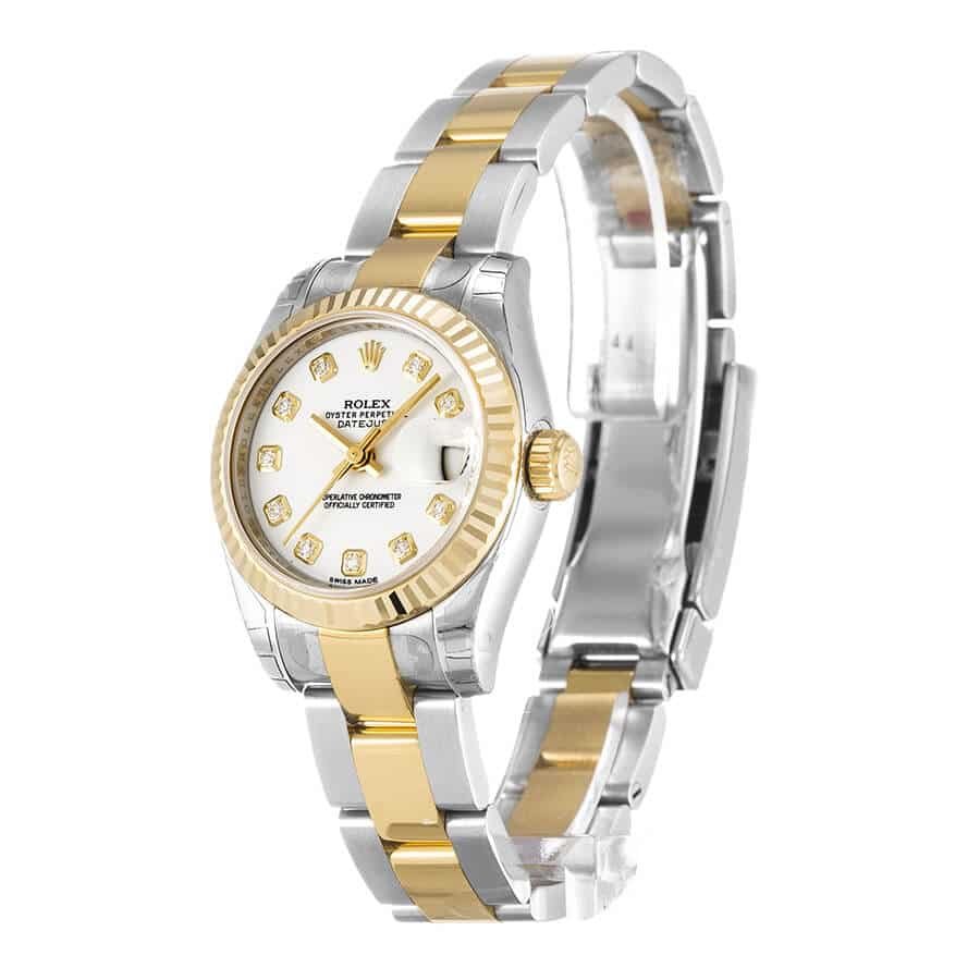 Alternative view of Rolex Datejust 179173 ??Yellow Gold Diamond?? Pro Clone 1:1