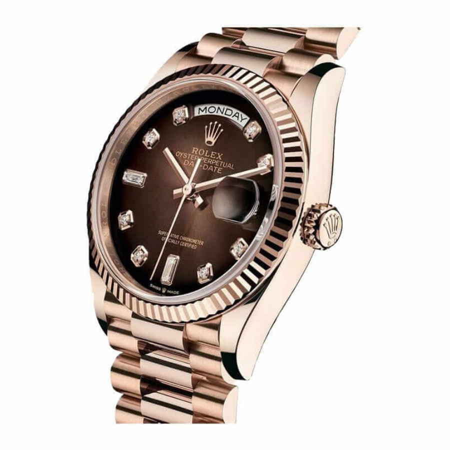 Rolex Day-Date 128235 ??Brown Ombre Dial?? Top Grade Clone 1:1 - 图片 3