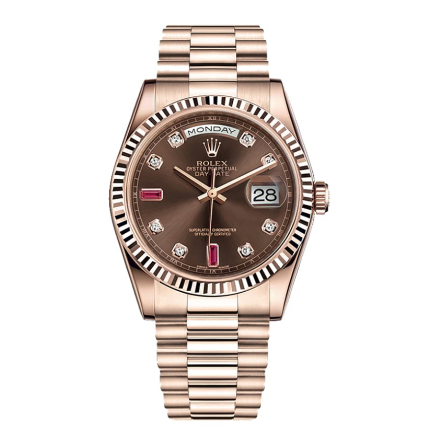 Rolex Day-Date 128235 ??Chocolate Dial?? Top Grade Clone 1:1
