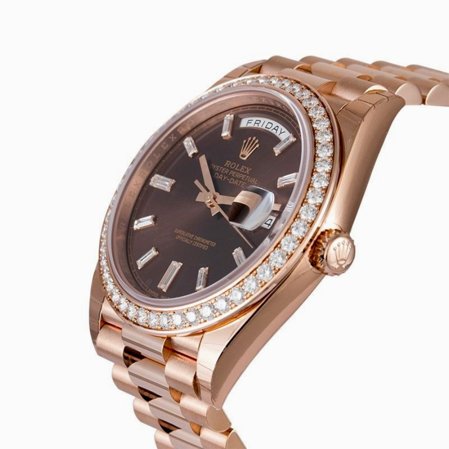Rolex Day-Date 228345RBR ??Chocolate Dial?? Master Clone Quality - Image 3