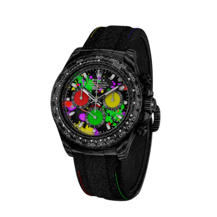 Alternative view of Rolex Daytona ??Carbon?? 4130 Masterpiece Replica