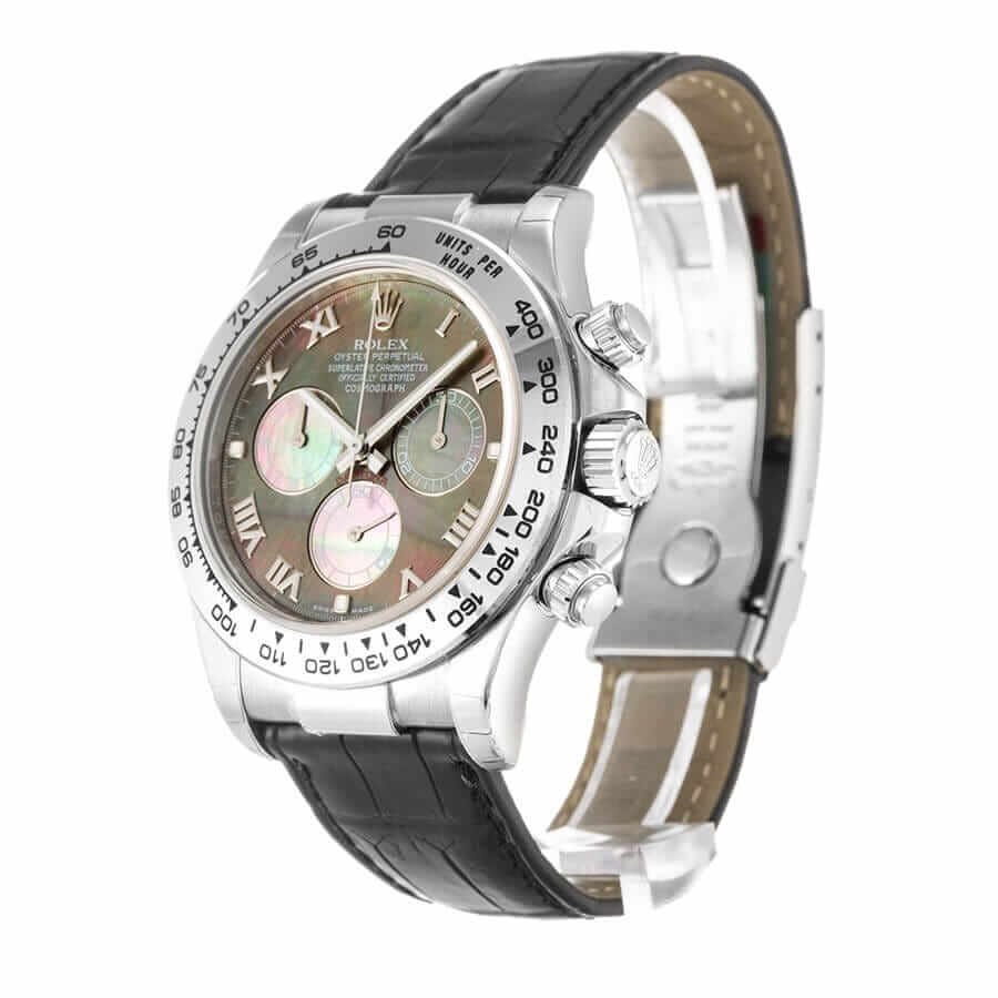Alternative view of Rolex Daytona Mother Of Pearl Roman Dial 116508 Swiss Super Clone