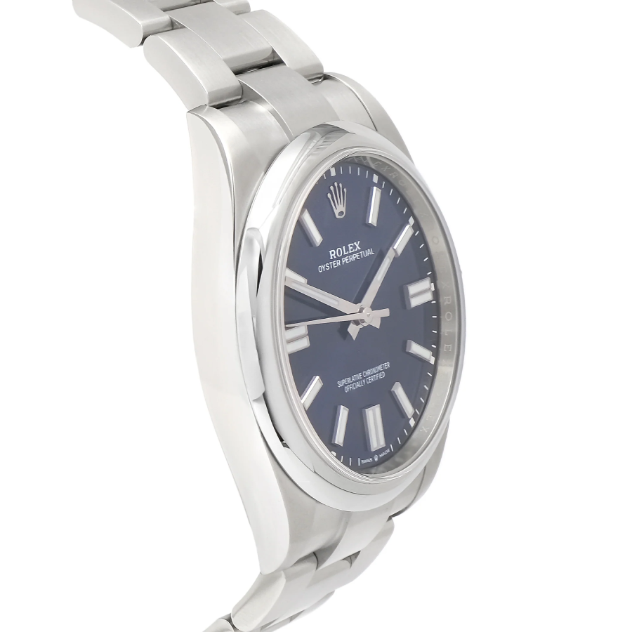 Alternative view of Rolex Oyster Perpetual 124300-0001 ??Blue Dial?? Exact Clone 1:1
