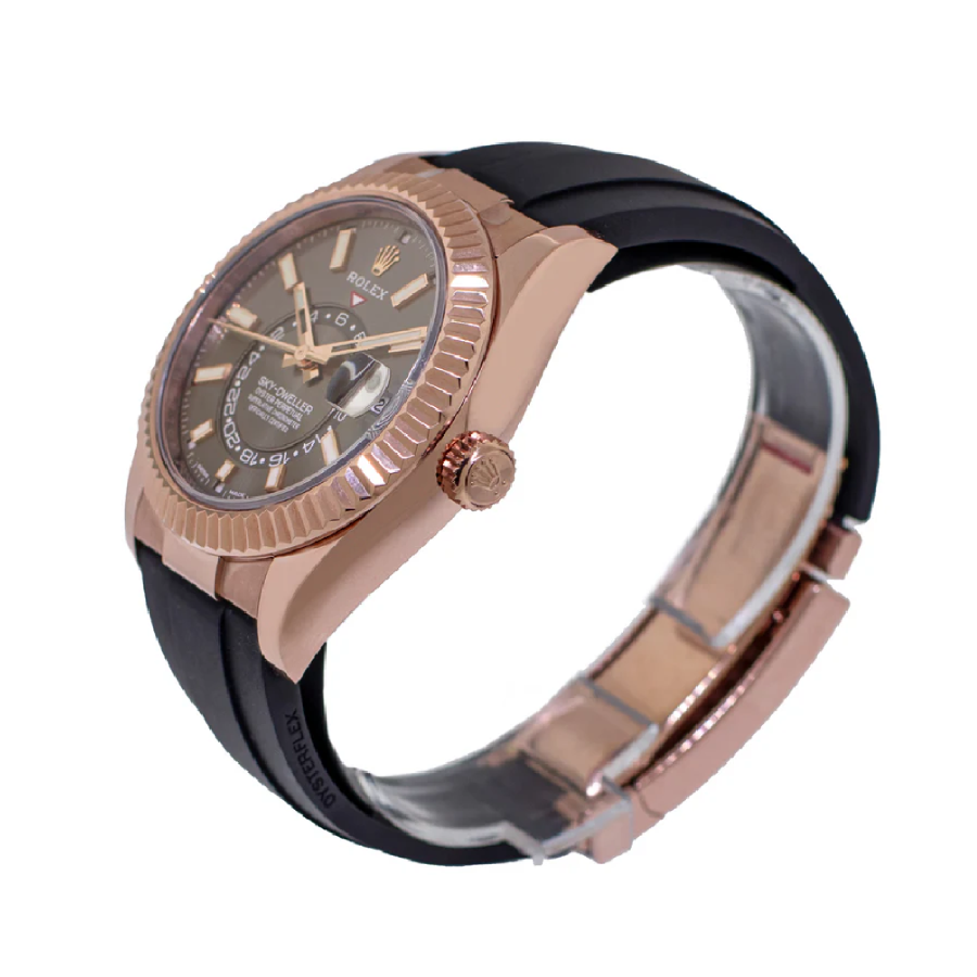 Alternative view of Rolex Sky-Dweller 326235 ??Chocolate Dial?? Exact Duplicate Quality