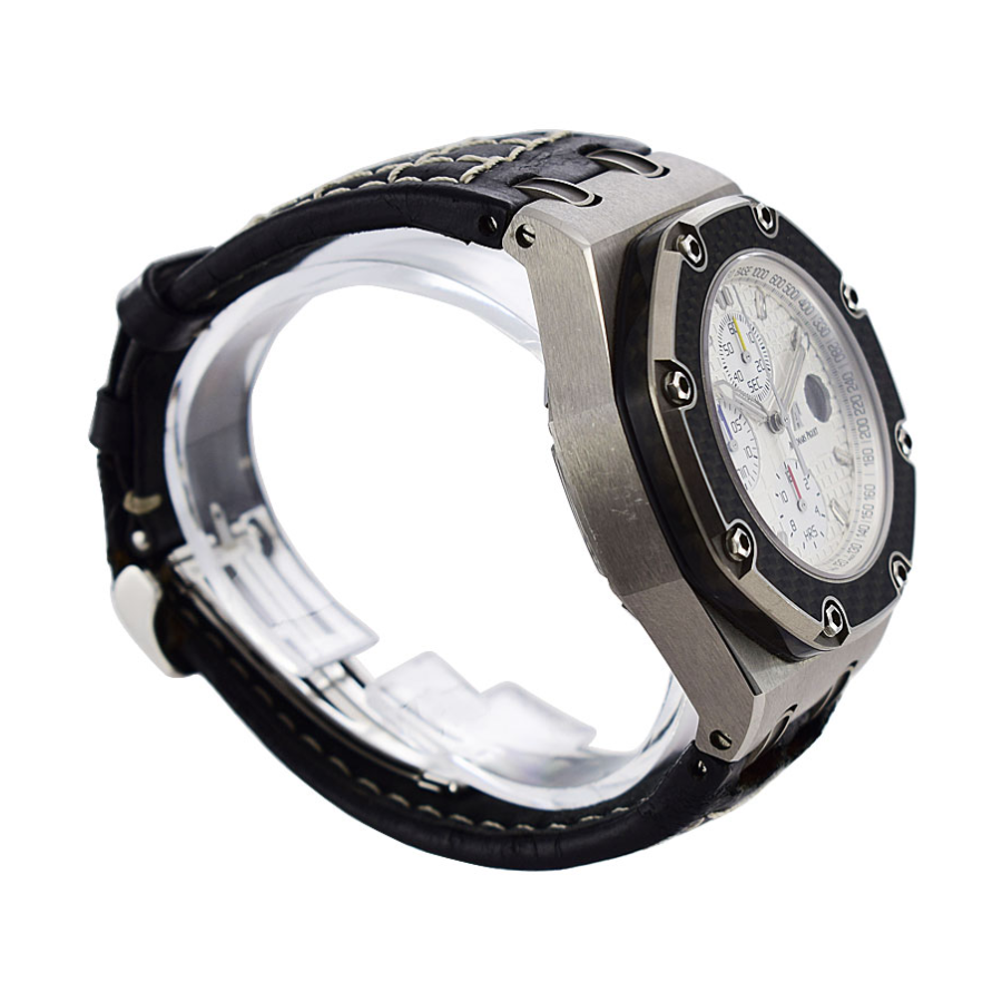 Alternative view of Audemars Piguet Royal Oak Offshore 26030IO.OO.D001IN.01 ??White Dial?? Exclusive Clone Edition
