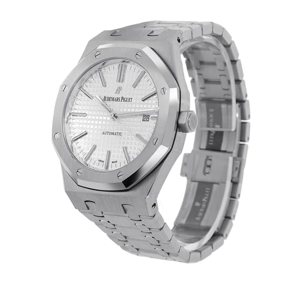 Alternative view of Audemars Piguet Royal Oak 15403IP.OO.1220IP.01 ??Silver Dial?? 1:1 Clone Edition