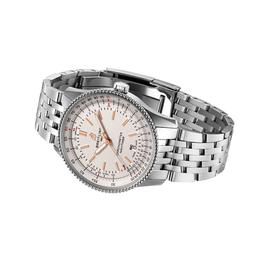 Breitling Navitimer Automatic GMT A17326211G1A1 ??Blue Dial?? Detailed Clone - 图片 3