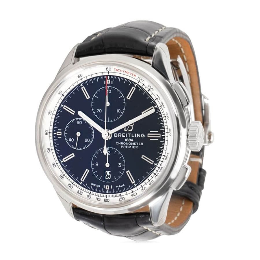Alternative view of Breitling Premier Chronograph A13315351B1P2 ??Black Dial?? Elite Super Clone