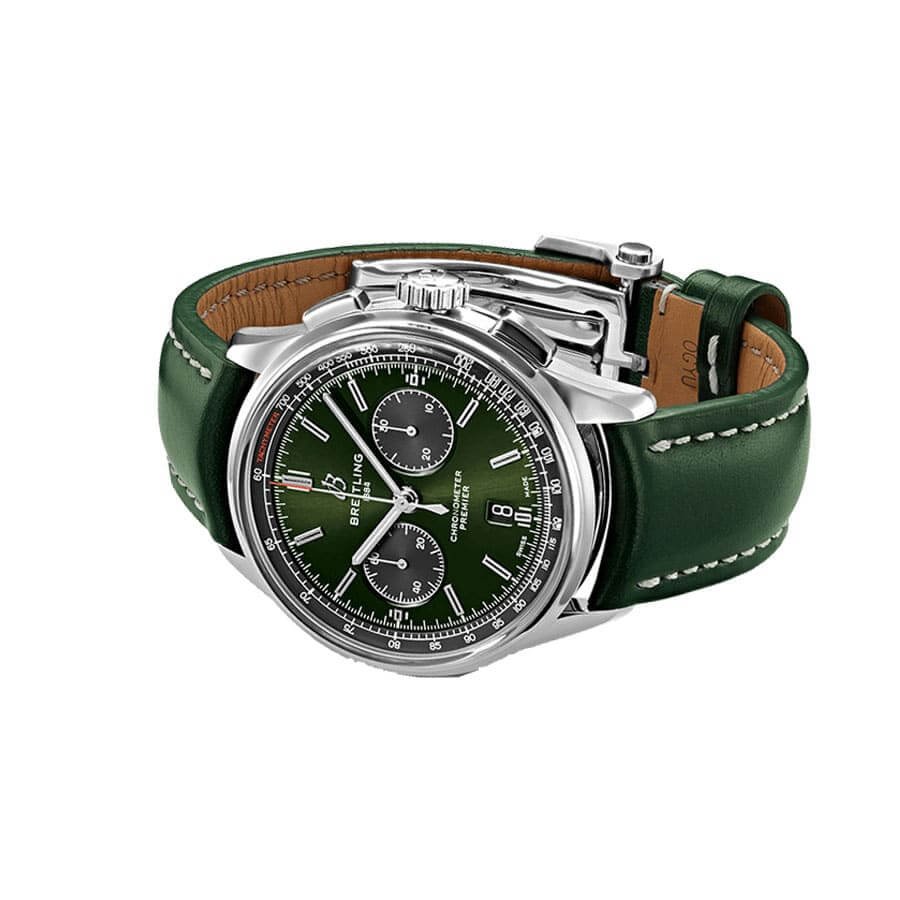 Breitling Premier B01 Chronograph AB0118A11L1X1 ??Green Dial?? Precision Duplicate 1:1 - Image 3