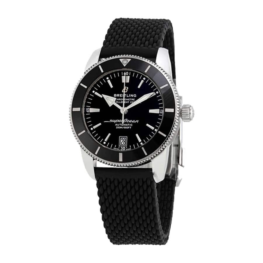 Alternative view of Breitling 128348RBR-0030 ??Black Dial?? Premium Clone Replica