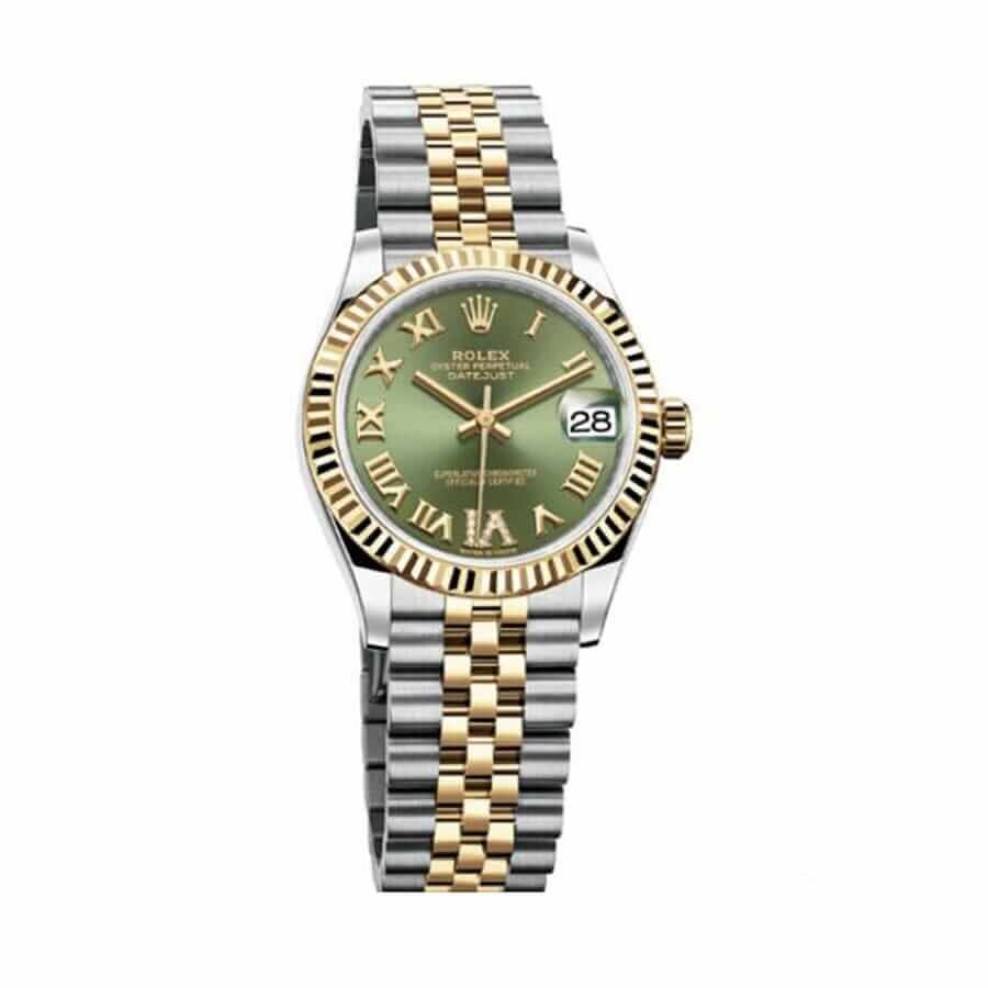 Alternative view of Rolex Datejust 278273 ??Mint Green Jubilee?? Perfect Duplicate Edition