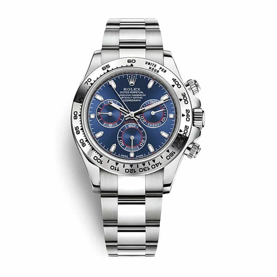 Rolex Daytona Cosmograph 116509 ??White Gold Blue Dial?? Mirror Clone Quality