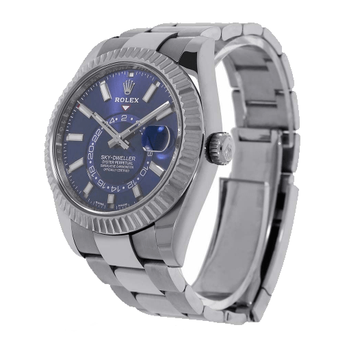 Alternative view of Rolex Sky-Dweller 326934-0003 ??Blue Dial?? Super Accurate Clone