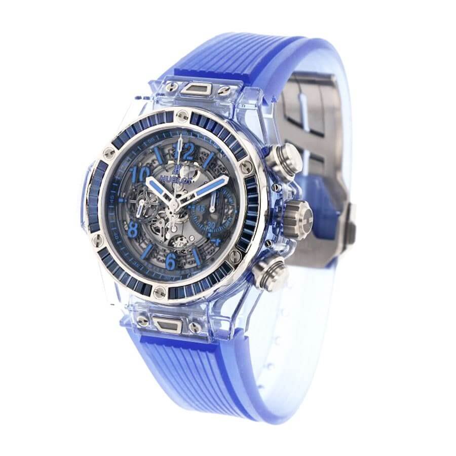Alternative view of Hublot Big Bang Unico Sapphire 411.JX.4802.RT ??Transparent Case?? Collector??s Replica
