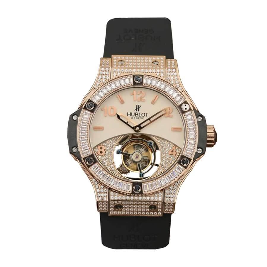 Hublot Big Bang Unico 345.SE.2010.LR.1704 ??Gold & Diamond?? Super Clone Detailed Replica