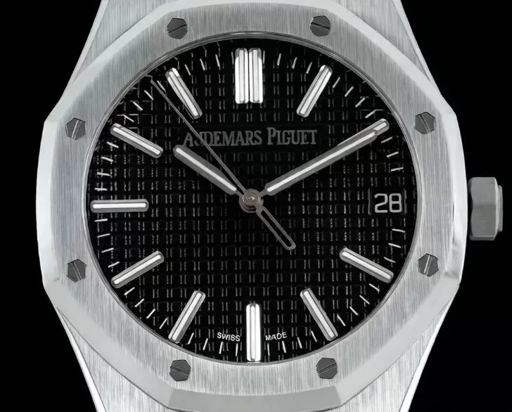 Royal Oak 41mm 15510 SS/SS Black/Stk APSF A4302 Super Clone