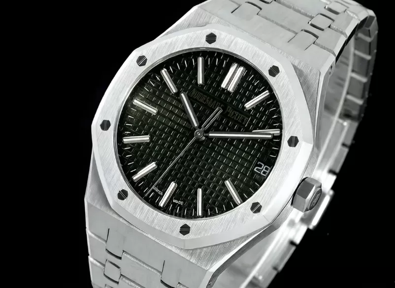 Royal Oak 41mm 15510 SS/SS Green/Stk APSF A4302 Super Clone