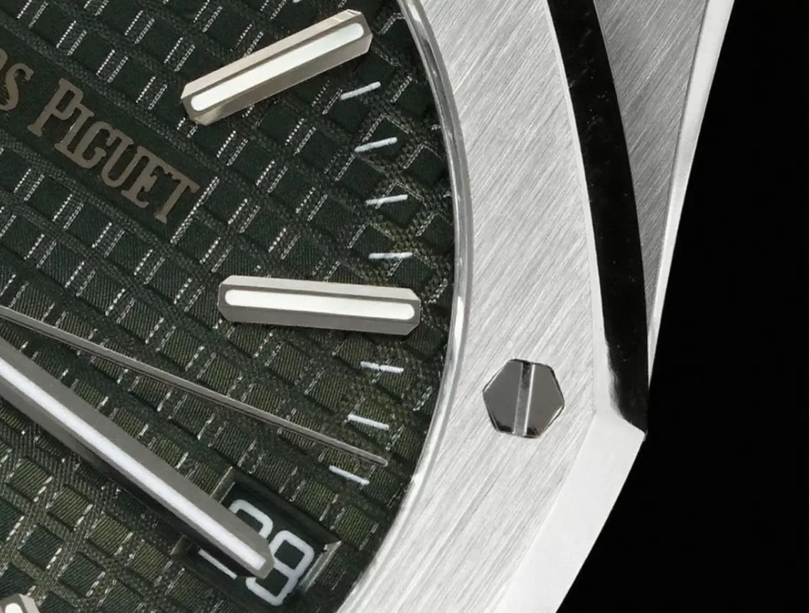 Royal Oak 41mm 15510 SS/SS Green/Stk APSF A4302 Super Clone - Image 5