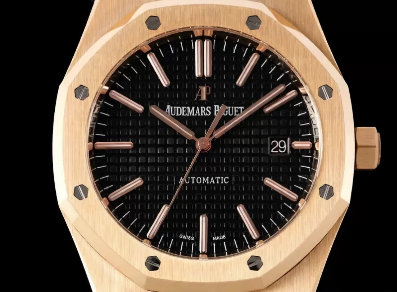 Alternative view of Royal Oak 15400 RG/RG Black/Stk APSF SA3120 Super Clone