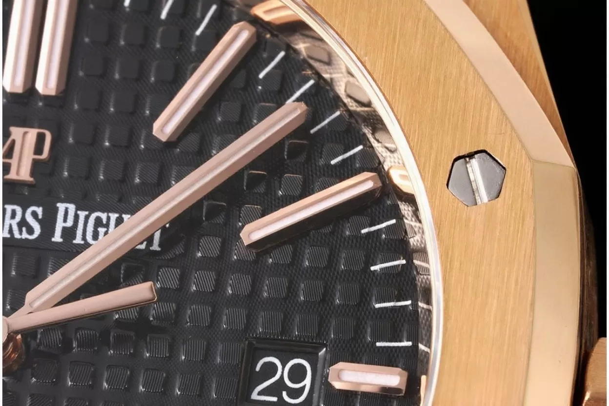 Royal Oak 15400 RG/RG Black/Stk APSF SA3120 Super Clone - Image 5