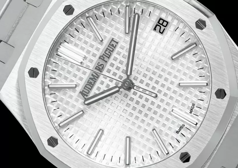 Royal Oak 15510 SS/SS White/Stk APSF A4302 Super Clone - Image 3