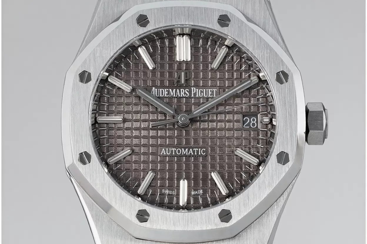Alternative view of Royal Oak 15450 SS/SS Grey/Stk ZF SA3120 Super Clone