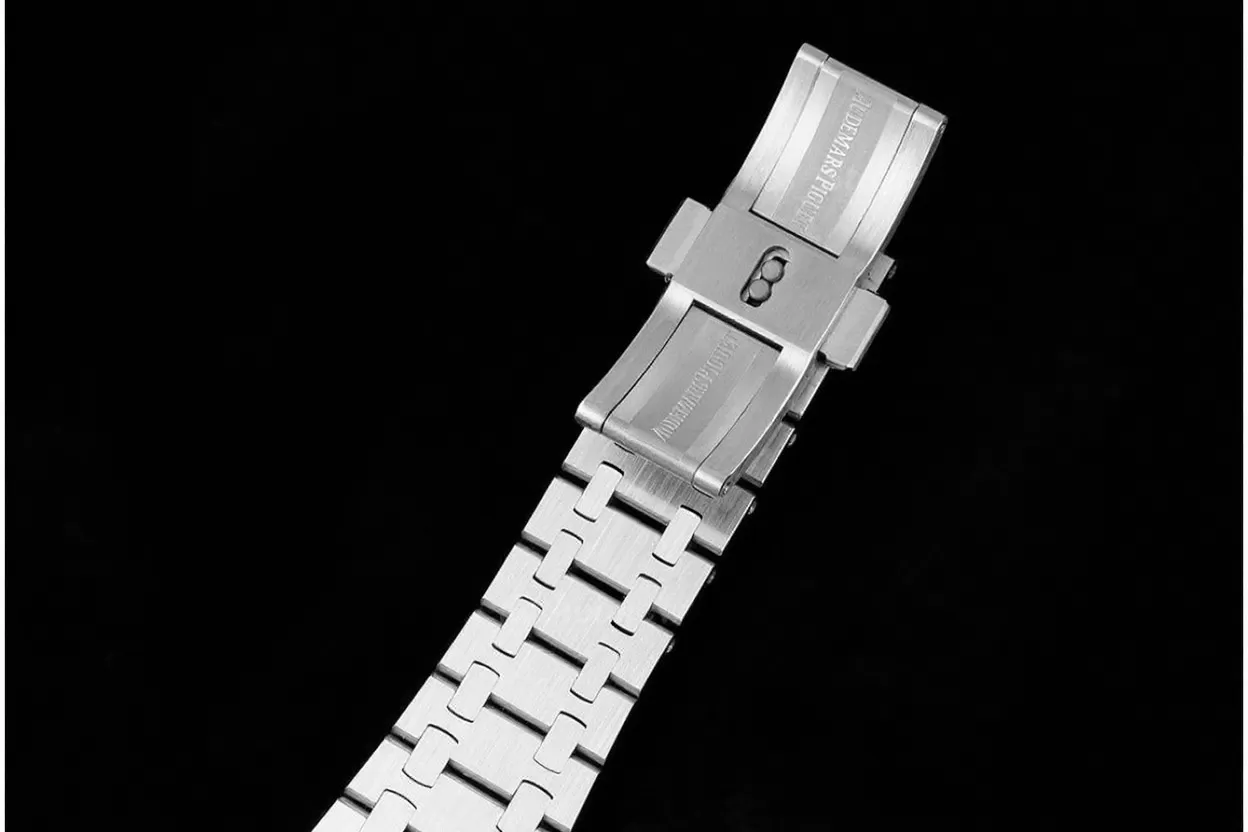Royal Oak 15450 SS/SS Grey/Stk ZF SA3120 Super Clone - Image 12