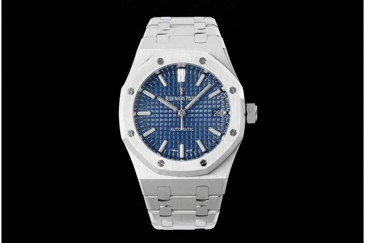 Royal Oak 15450 SS/SS Blue/Stk ZF SA3120 Super Clone - Image 3