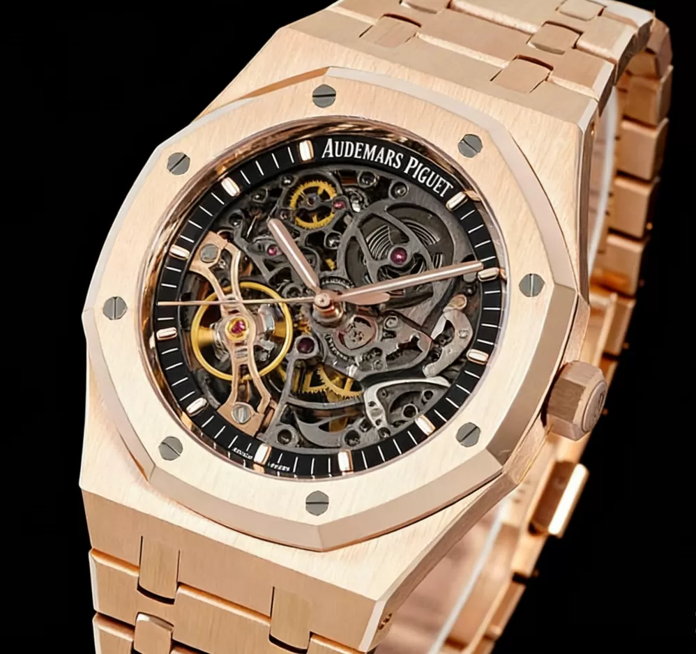 Royal Oak 15407 41mm RG/RG Skeleton Dial THBF SH3132 V2 Super Clone