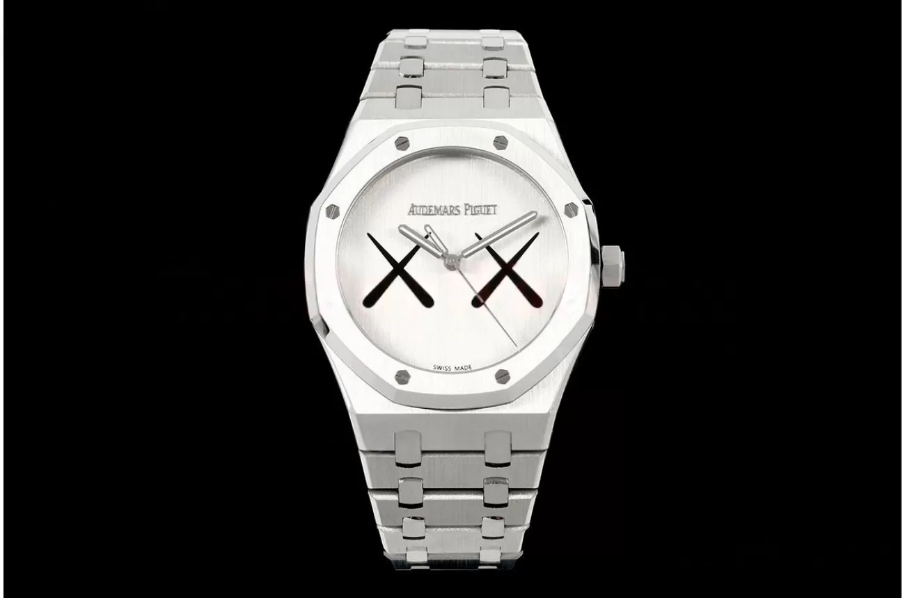 Alternative view of Royal Oak KAWS 41mm SS/SS XX Dial APSF A4302 Super Clone