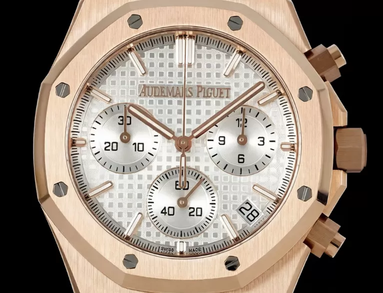 Royal Oak Chrono 26240OR 41mm RG/RG White Dial APS SH4401 Super Clone