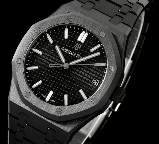 Royal Oak 41mm 15500 Black Ceramic/Cer Black Dial APSF A4302 Super Clone