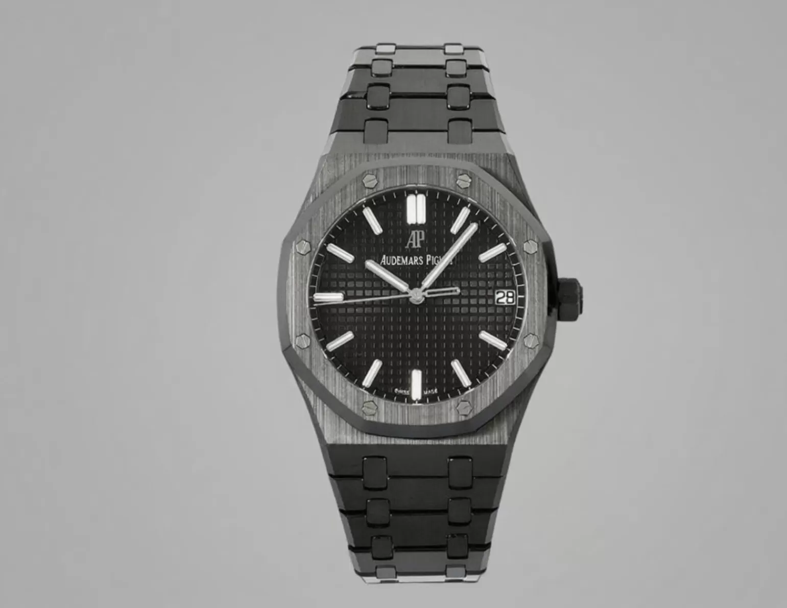 Royal Oak 41mm 15500 Black Ceramic/Cer Black Dial APSF A4302 Super Clone - 图片 5