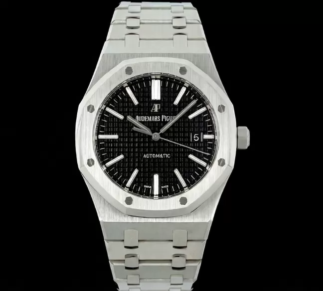 Royal Oak 15400 SS/SS Black ZF V2 A3120 Super Clone - Image 4