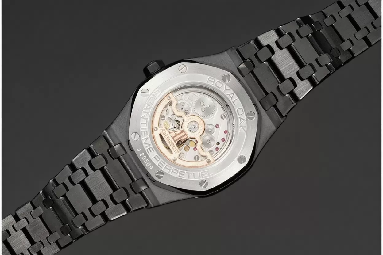 Alternative view of Royal Oak Perpetual Cal 26579 Cer/Cer Blk/Stk APSF V2 A5134(CHS)