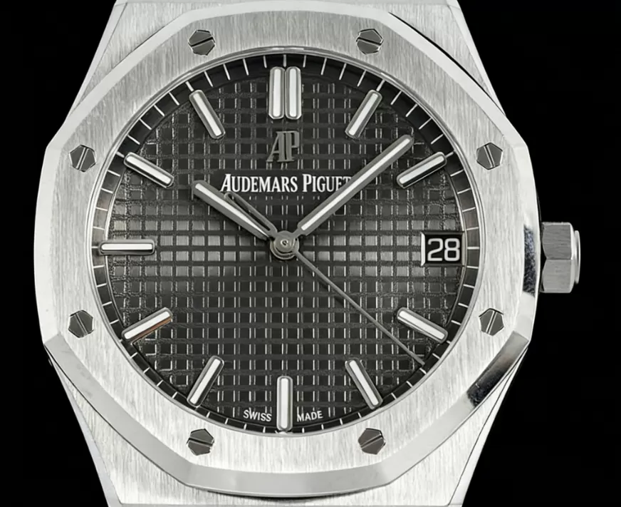 Alternative view of Royal Oak 41mm 15500 SS/SS Grey/Stk APSF A4302 Super Clone